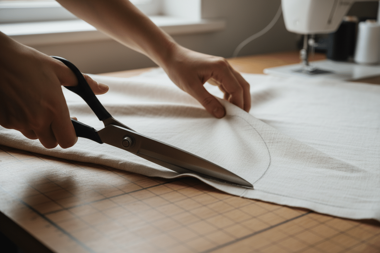 Step 3: Cutting and sewing techniques for a clean result