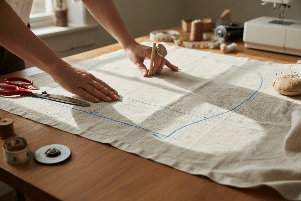 Step 3: Follow the sewing process step by step